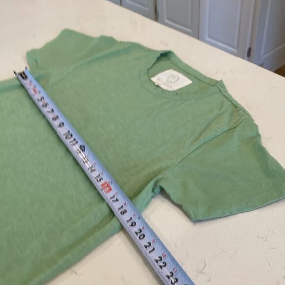 PrintFresh 100% Cotton Saturday Tee Shirt Kelly Green Women's Crew Soft Top L - Picture 7 of 7